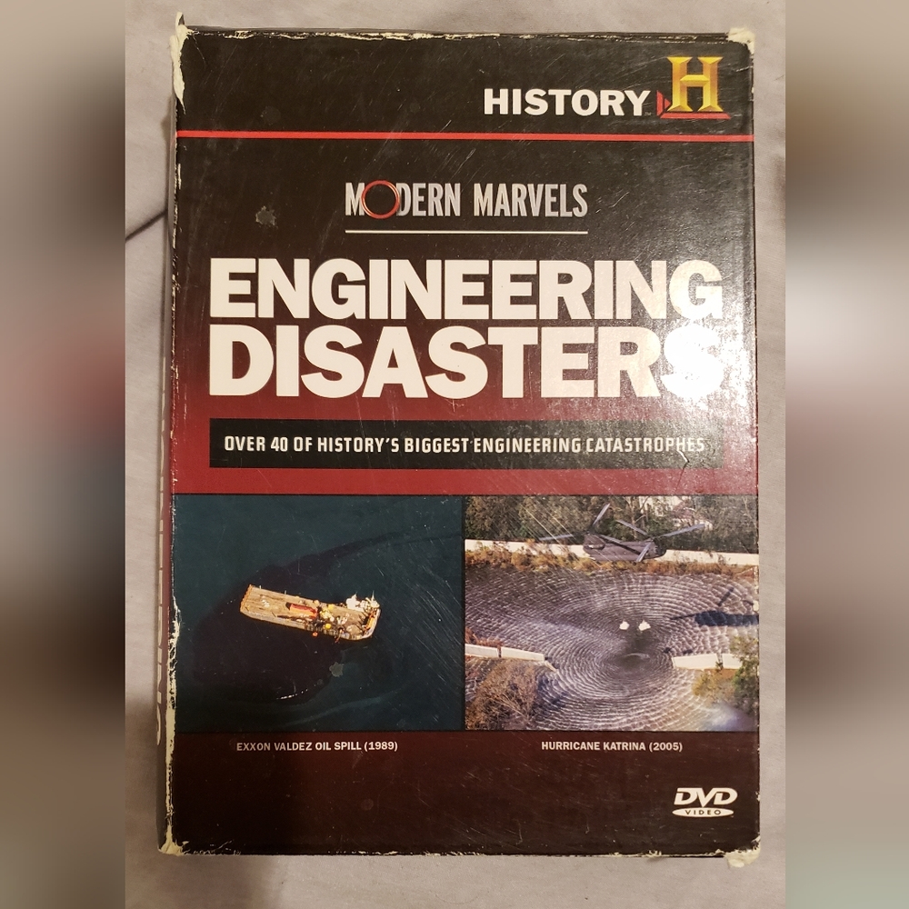 MODERN MARVELS: ENGINEERING DISASTERS DVD box set used.